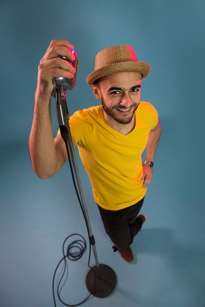 Farbod Moghaddam - Comedian, winnaar  Leids Cabaret Festival - opdrachtgever: 4Free magazine